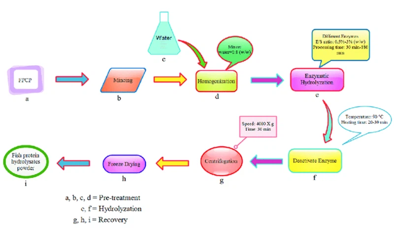 Fish Protein Hydrolysate Flow Chart Fish Protein Hydrolysate Flow Chart